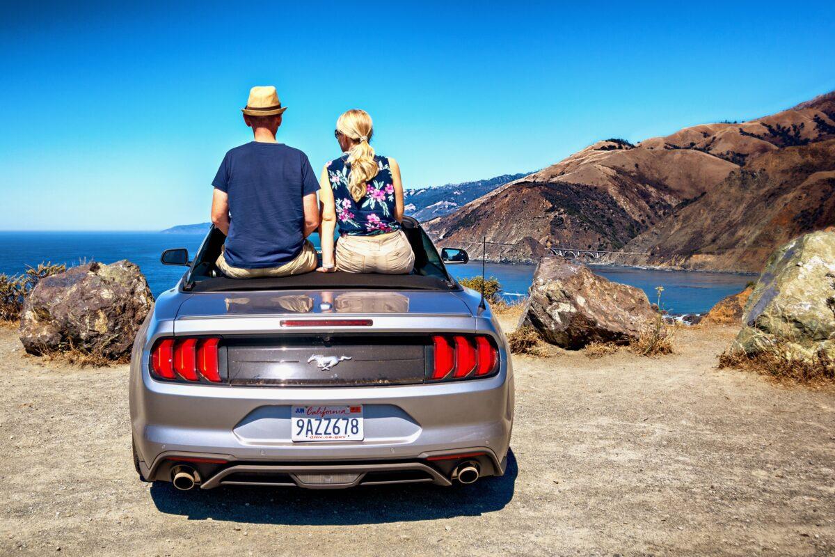 Hundreds of tourists rent Mustang convertibles for the scenic Highway 1 drive each year. (Maria Coulson)