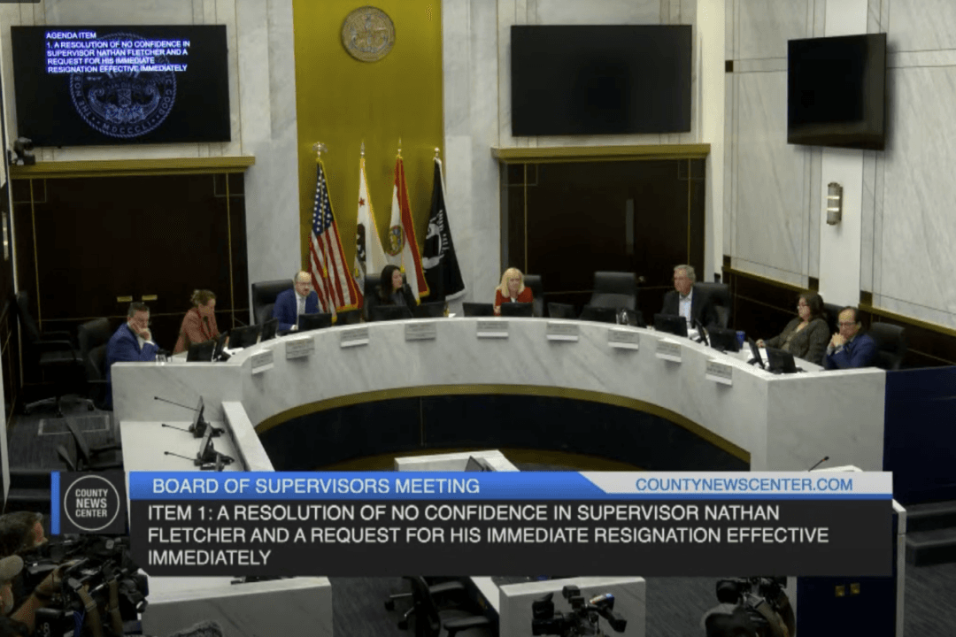 San Diego Supervisors Approve ‘No Confidence’ Vote Against Nathan Fletcher