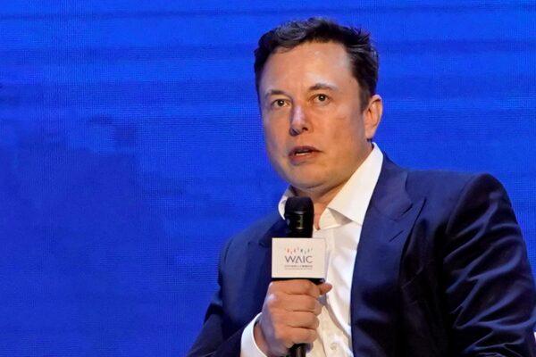 Tesla Inc. CEO Elon Musk attends the World Artificial Intelligence Conference (WAIC) in Shanghai, on Aug. 29, 2019. (Aly Song/Reuters)