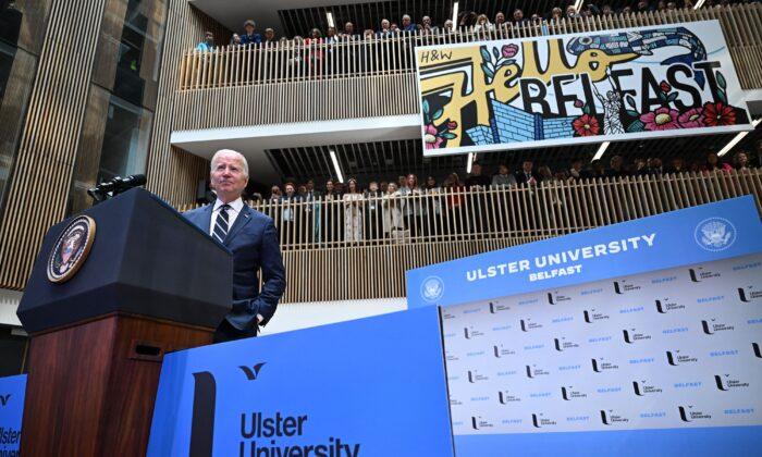 Biden Warns of the Danger Posed by ‘Enemies of Peace’ During Speech in Northern Ireland