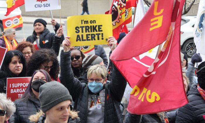 Federal Workers With Strike Mandate Demand Social Justice Fund, Diversity Training