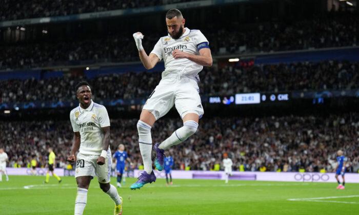Vinícius, Benzema Lead Real Madrid Past Chelsea 2–0 in Champions League
