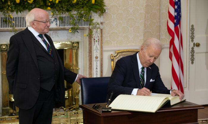 Biden Addresses Irish Lawmakers