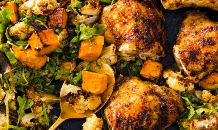 A Peruvian-Inspired Marinade Livens up This One-Pan Weeknight Chicken Dinner