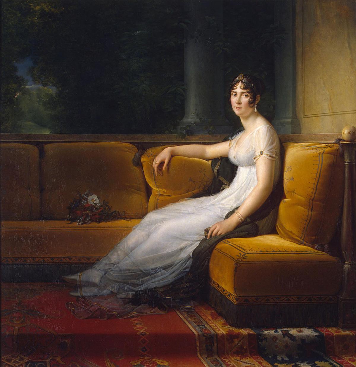 Portrait of Joséphine, the wife of Napoleon, 1801, by François Gérard. Oil on canvas. Hermitage Museum, St. Petersburg, Russia. (Public Domain)