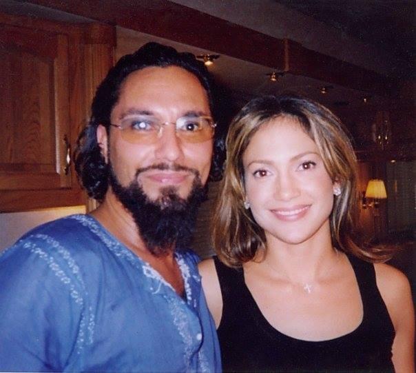  Gabriel Georgiou with Jennifer Lopez. (Courtesy of Gabriel Georgiou)