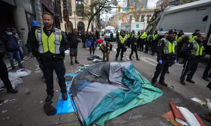 City of Vancouver Says Safety Up, Overdoses and Attacks Down, After Tent Camp Removal