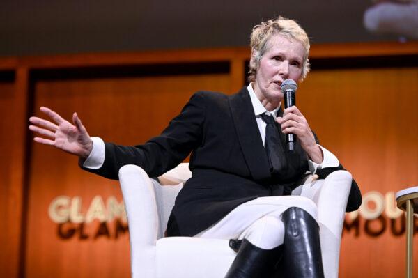 E. Jean Carroll speaks onstage during the How to Write Your Own Life panel at the 2019 Glamour Women Of The Year Summit at Alice Tully Hall in New York City on Nov. 10, 2019. (Ilya S. Savenok/Getty Images for Glamour)