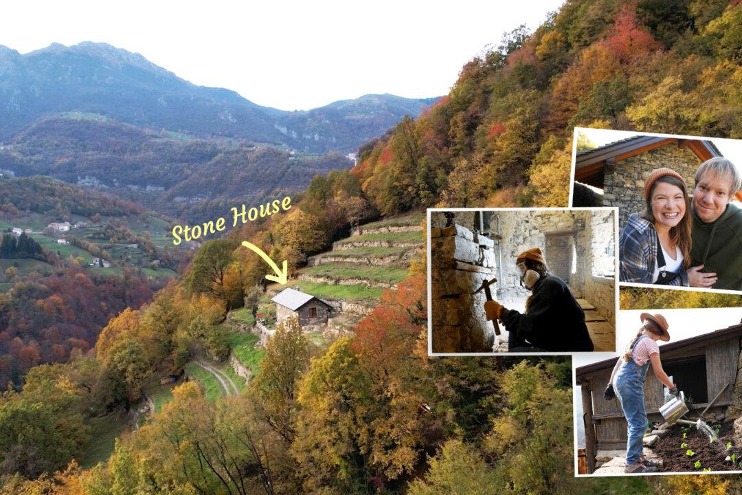US Couple Buys 200-Year-Old Stone House in the Italian Alps and Is Renovating It to Fulfil Off-Grid Homestead Dream
