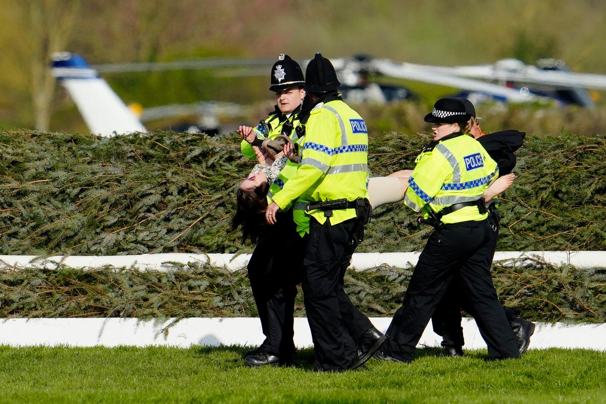 More Than 100 Arrested as Activists Delay Grand National
