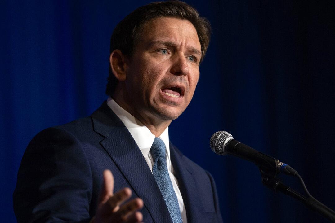 DeSantis Interrupted by Protesters During GOP Fundraising Event