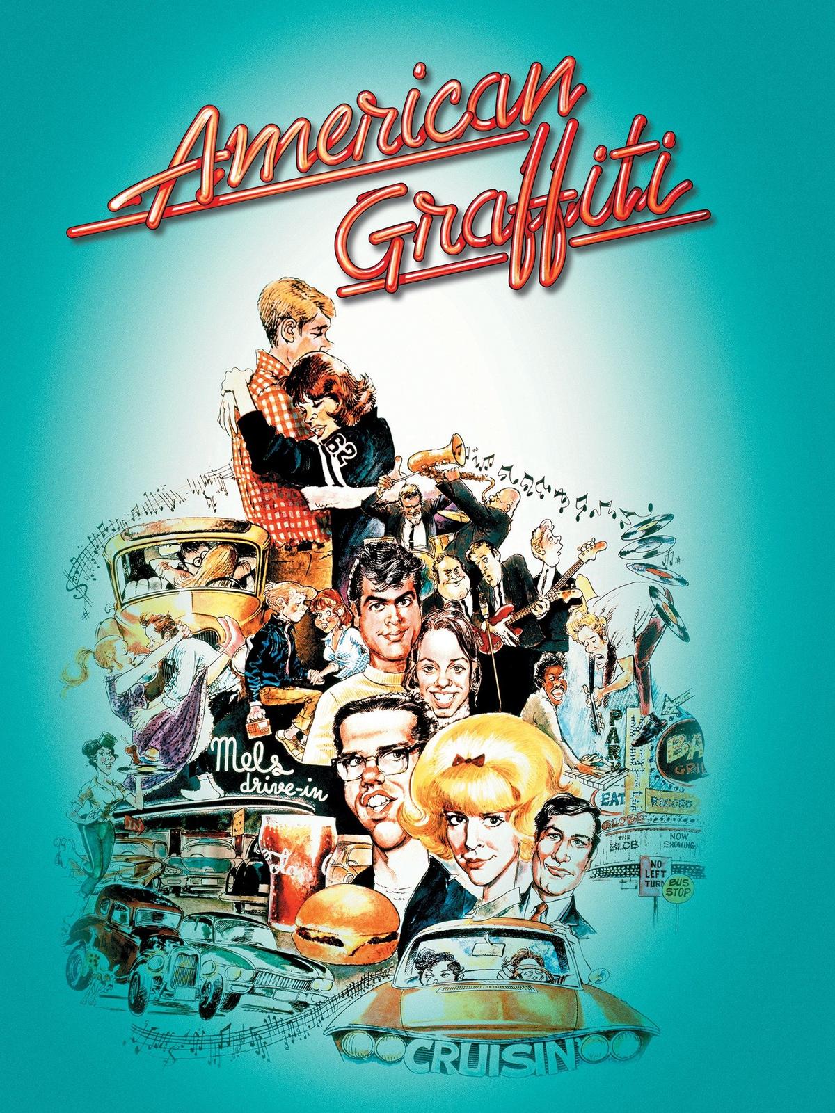 Movie poster for “American Graffiti.” (Lucasfilm Ltd./The Coppola Company/Universal Pictures)