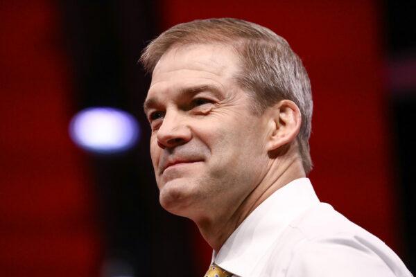 Rep. Jim Jordan (R-Ohio) says a "simple" solution to curbing FISA Section 702 abuses is to require a probable cause finding to launch an investigation into a U.S. citizen or resident.  (Charlotte Cuthbertson/The Epoch Times)