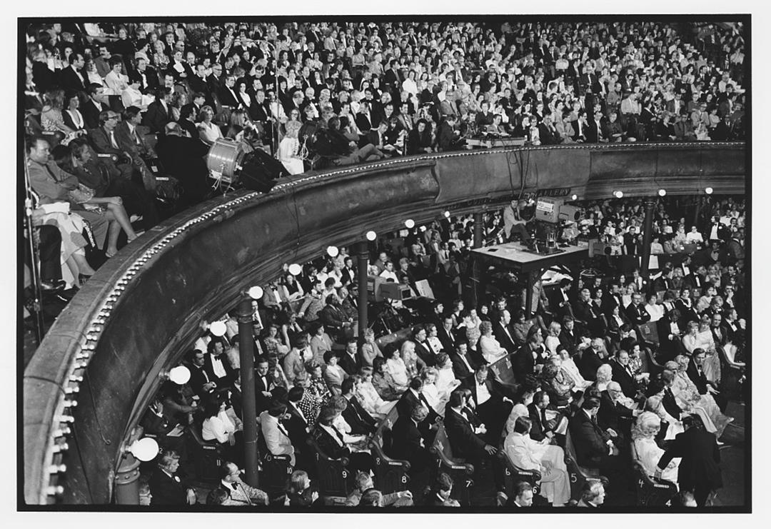 A 1973 full house at the Ryman Auditorium, home of country music's Grand Ole Opry from 1943 to 1974. Library of Congress. (Public Domain)