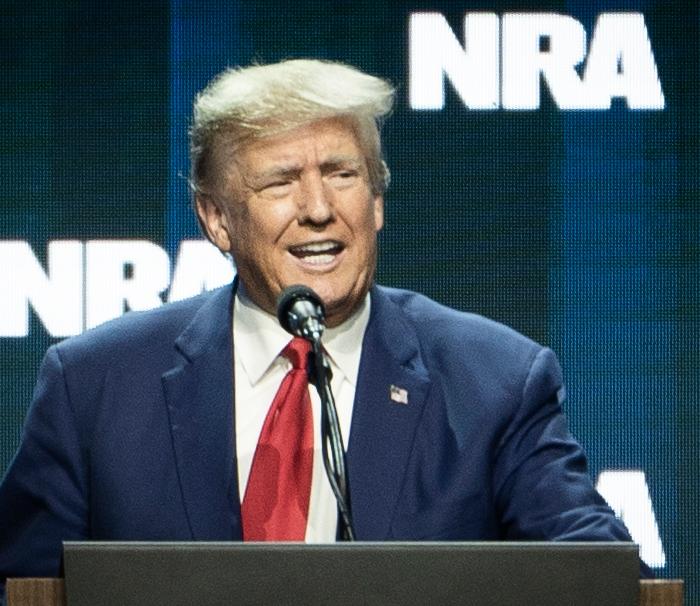 Trump Gives Keynote Speech at National Rifle Association Forum