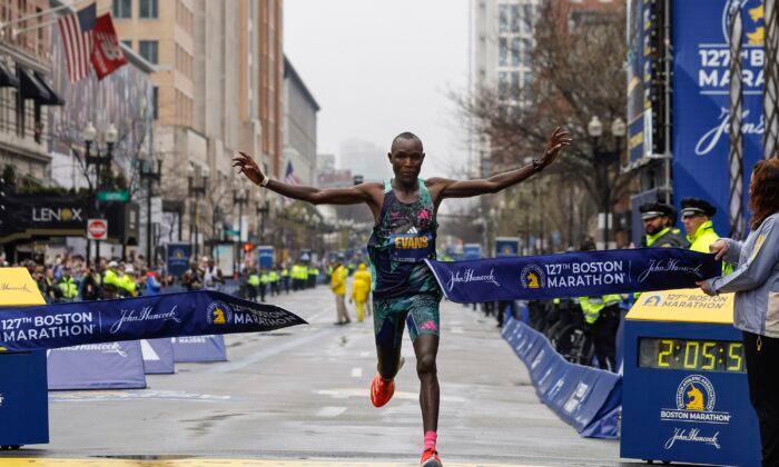 Boston Marathon Sweep for Kenya, but Not Favorite Kipchoge