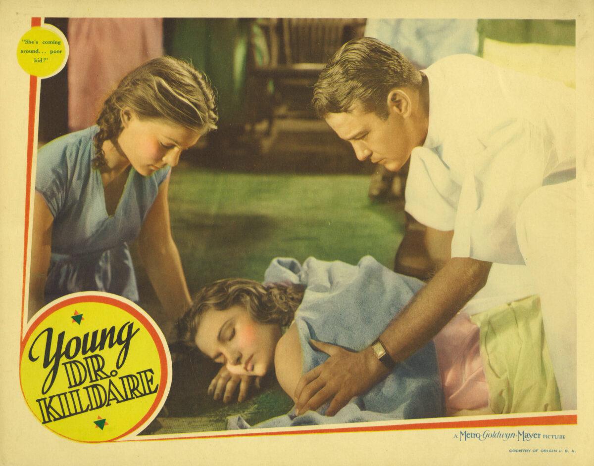 Lobby card for the 1938 film "Young Dr. Kildare." (MovieStillsDB)