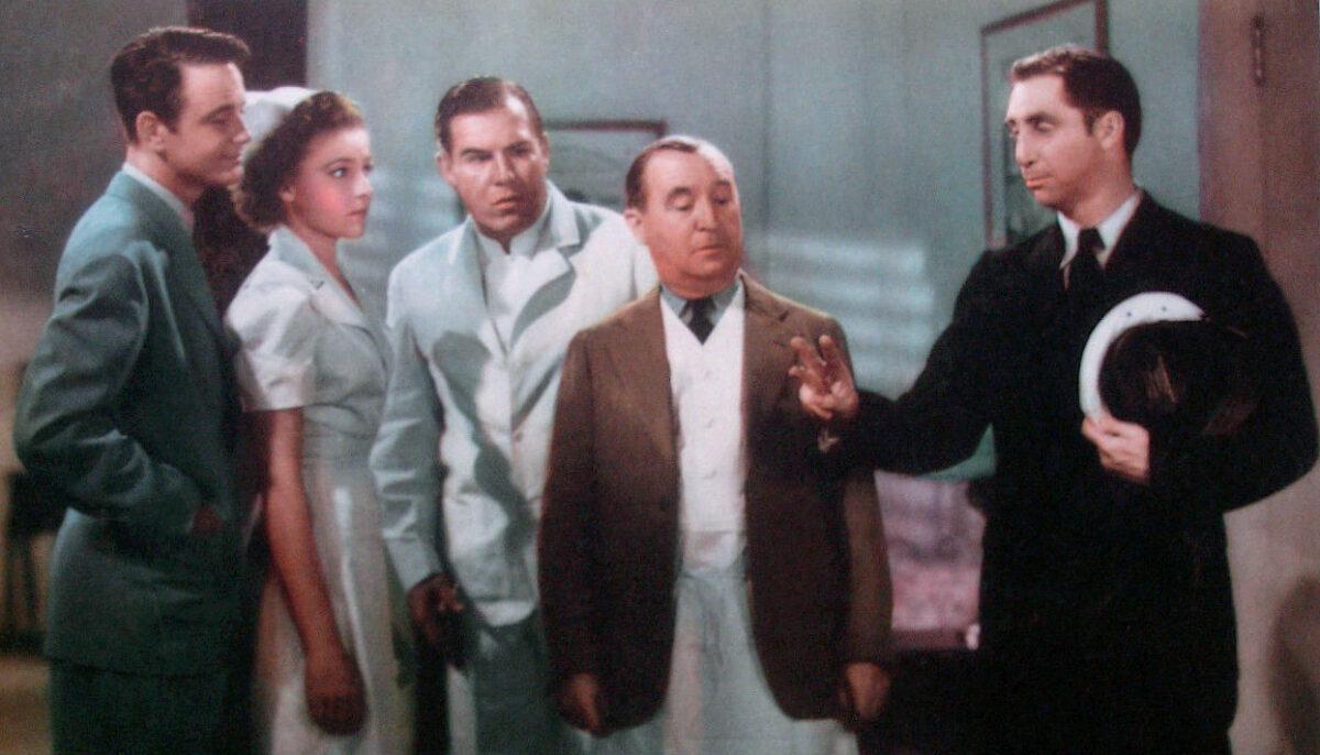 A cropped lobby card for the film "Dr. Kildare Goes Home" from 1940. (Public Domain)