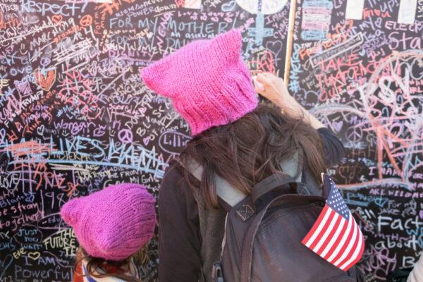 Activists participate in the Women's March Los Angeles 2018 in Calif., on Jan. 20, 2018. (Sarah Morris/Getty Images)