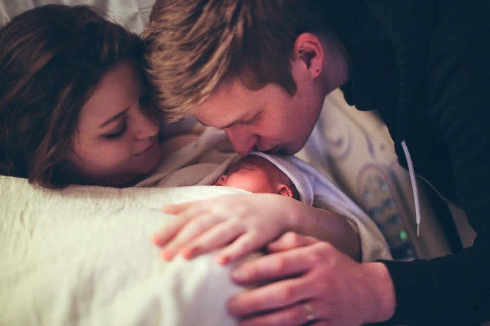 Hannah and Sullivan with newborn Jude. (Courtesy of <a href="https://www.facebook.com/prayingforjudesullivanpeters">Praying for Jude Sullivan Peters</a>)