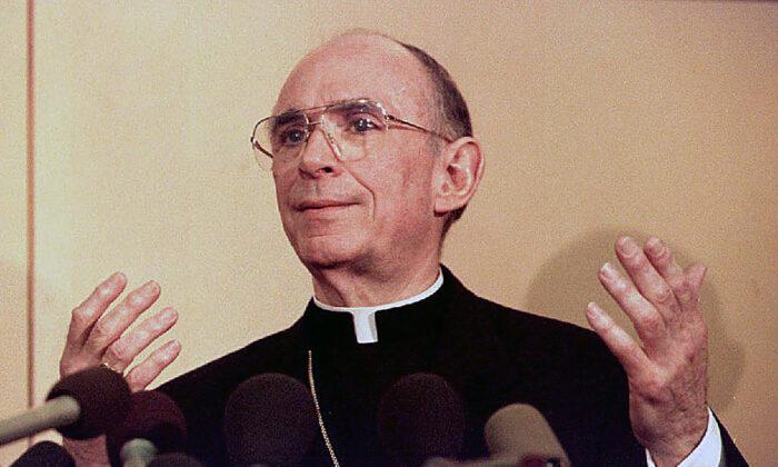 James Grein accused the late Catholic Cardinal Joseph Bernardin of also sexually assaulting him in 1977. (Eugene Garcia/AFP via Getty Images)