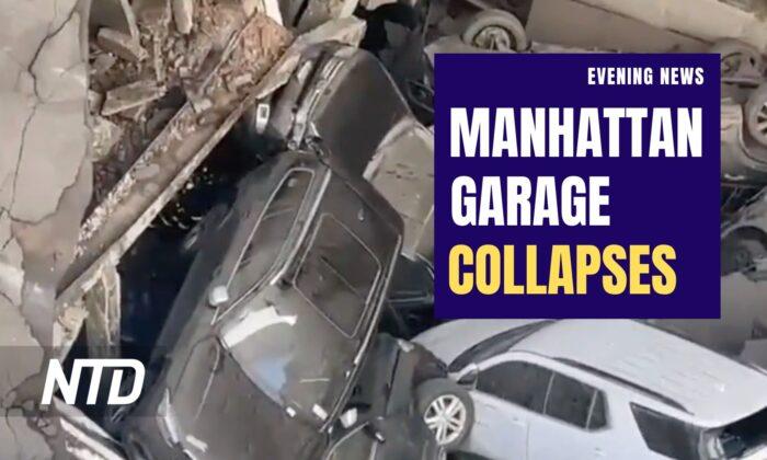 NTD Evening News (April 18): 1 Dead, Multiple Injured After NYC Parking Garage Collapses; Congress, Air Force to Probe Docs Leak