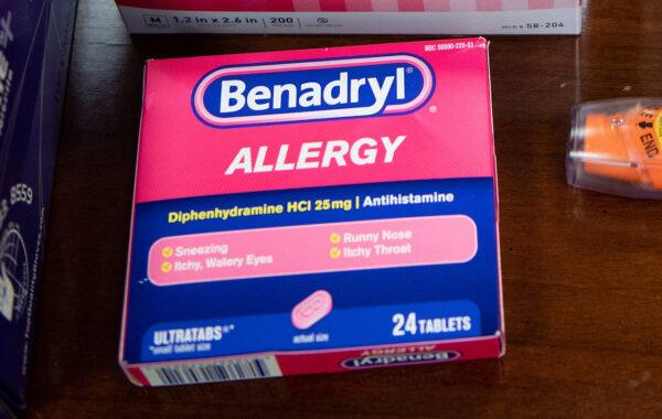 Allergy drug Benadryl. (Brendan Smialowski/AFP via Getty Images)