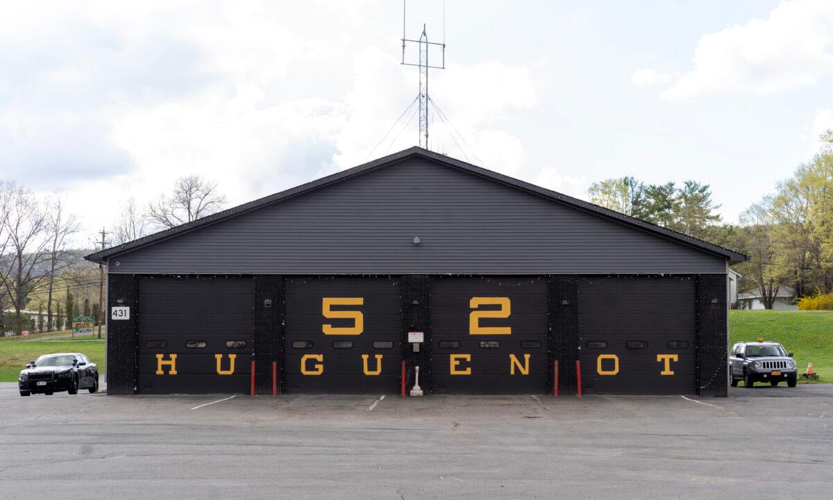 Huguenot Fire Department in the Town of Deerpark, N.Y., on Apr. 16, 2023. (Cara Ding/The Epoch Times)