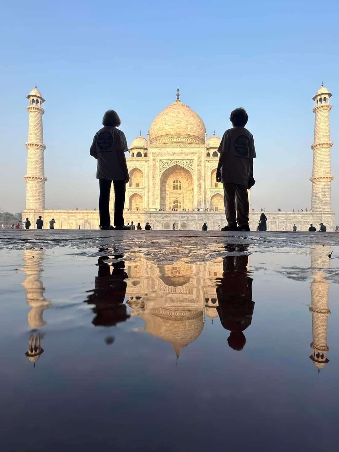 The Taj Mahal in India. (Courtesy of Around the World at 80)