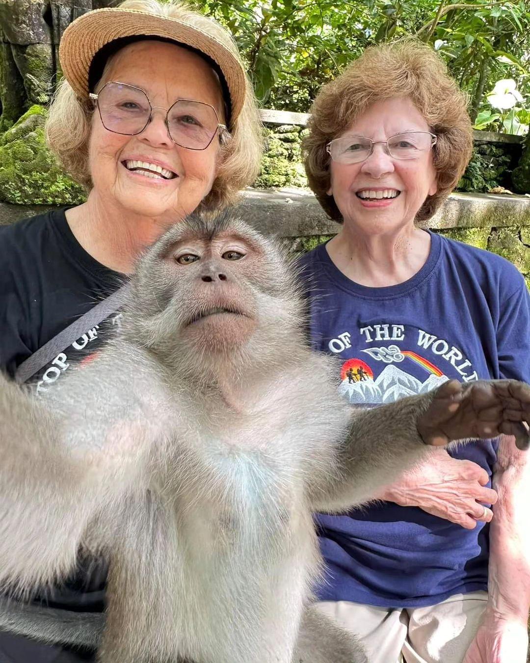 Monkey Forest in Ubud, Bali, Indonesia. (Courtesy of Around the World at 80)