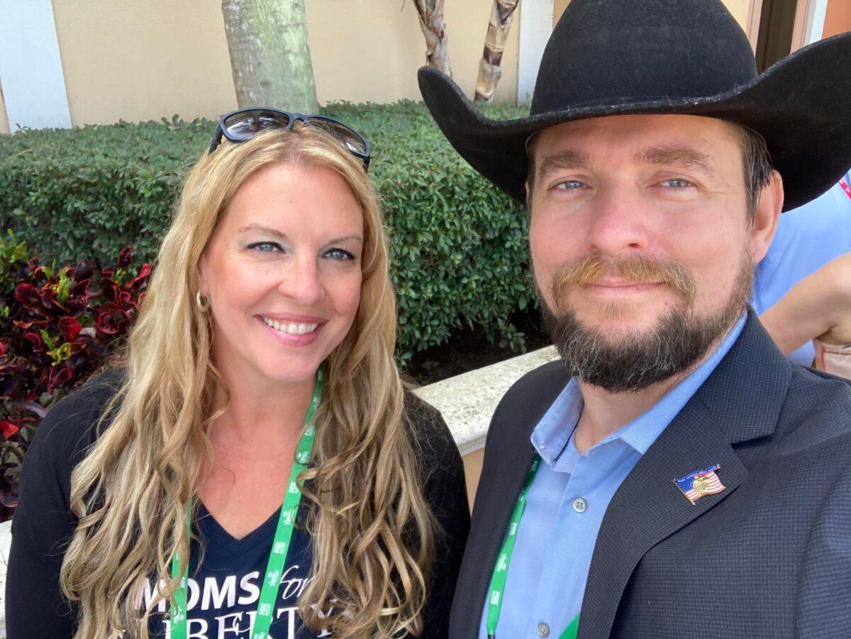 Kera and Monty Floyd, president and vice president of the Hernando County Chapter of Moms for Liberty. (Courtesy of Monty Floyd)