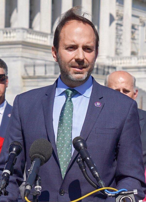 Rep. Lance Gooden (R-Texas) at the Protect Children's Innocence press event outside the U.S. Capitol in Washington on Sept. 20, 2022. (Terri Wu/The Epoch Times)