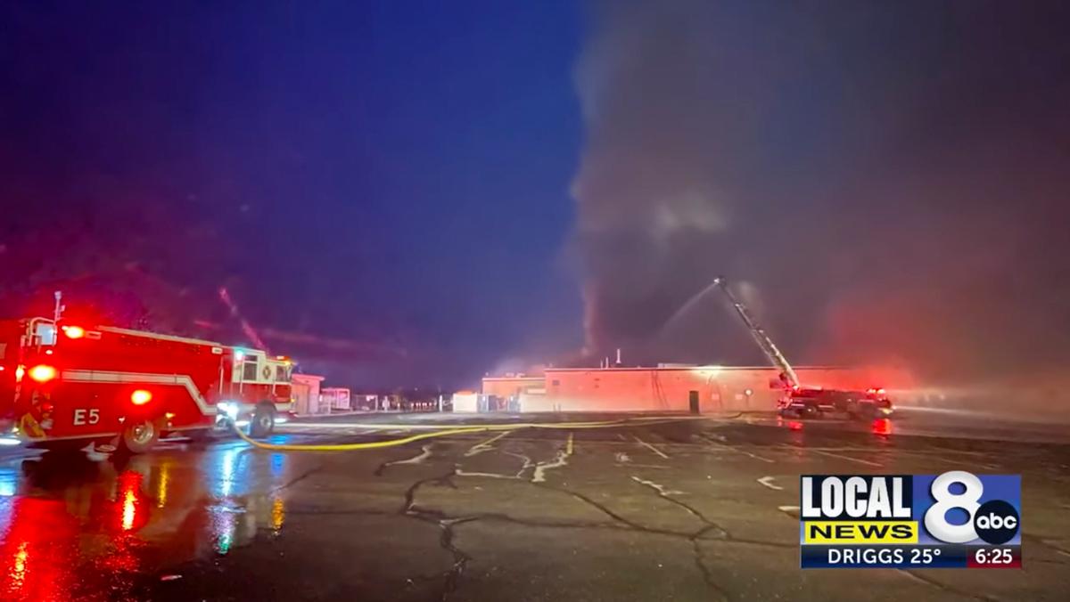 Early Morning Fire Destroys Wing of Idaho High School