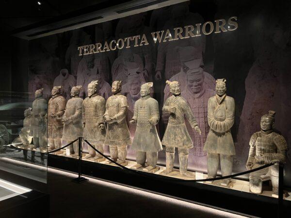 Authentic replicas cast from the original terracotta warriors in Xi’an, China. (Courtesy of Karen Gough)
