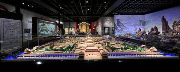 An accurate scale model of the Forbidden City in Beijing, China. (Courtesy of Karen Gough)