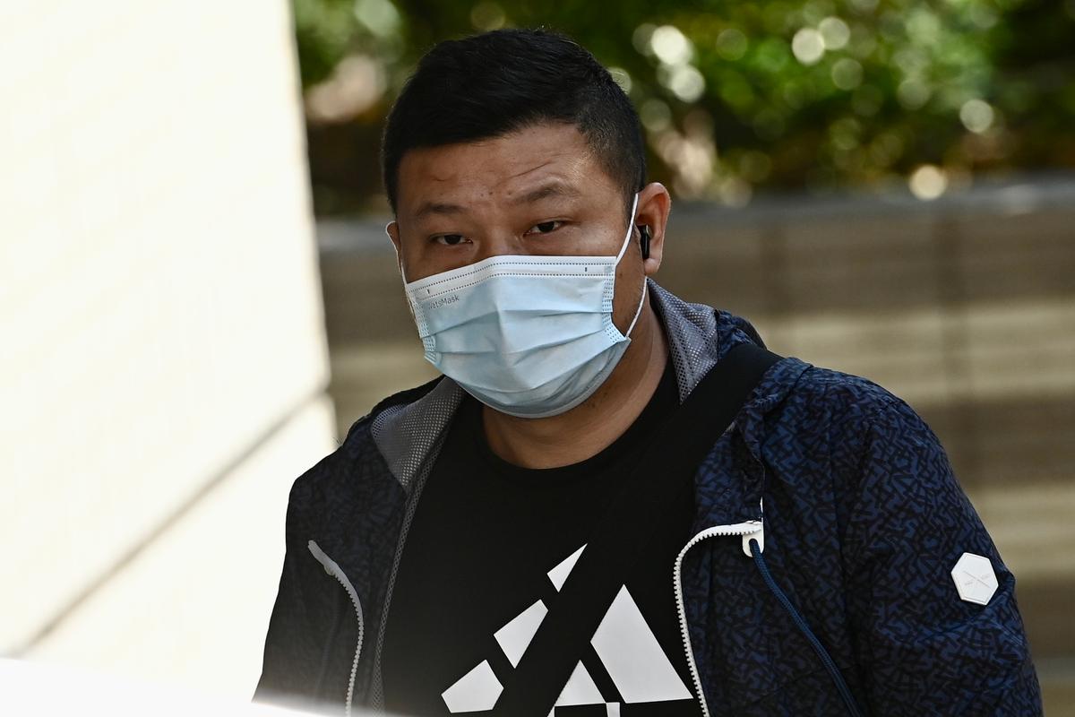 Chow Wing-lam was sentenced to 9 weeks in prison. (Sung Pi-lung/The Epoch Times)