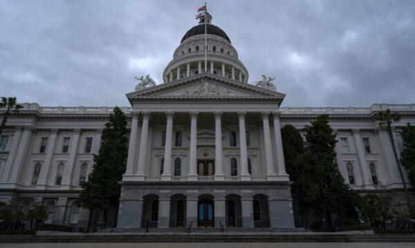 The California state capitol building in Sacramento on March 11, 2023. (John Fredricks/The Epoch Times)