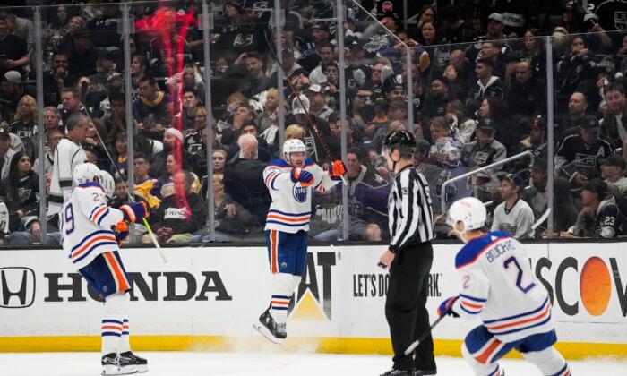 Hyman Scores in OT as Oilers Beat Kings 5–4 to Even Series
