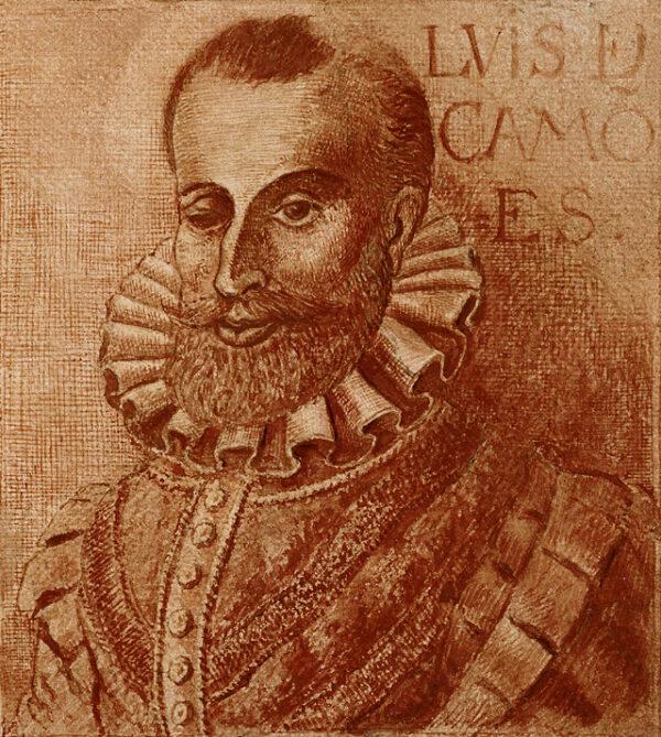 A portrait of Luís Vaz de Camões, circa 1577, by Fernao Gomes. (Public Domain)