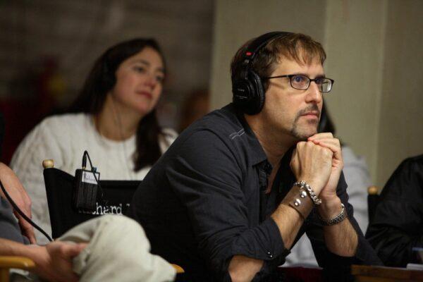 Screenwriter-director Richard LaGravenese on the set of "Freedom Writers." (Paramount Pictures)