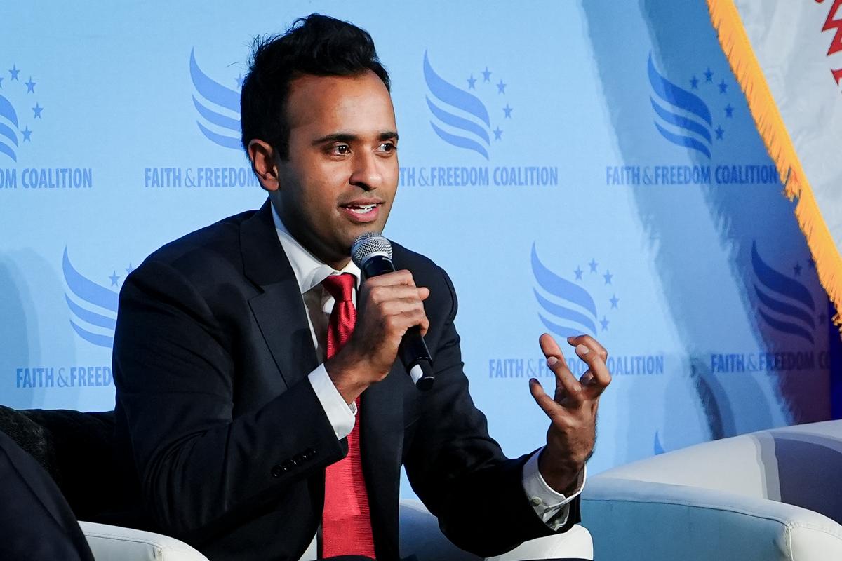 Republican Presidential Candidate Vivek Ramaswamy 'Deeply Concerned' Over Musk's China Visit