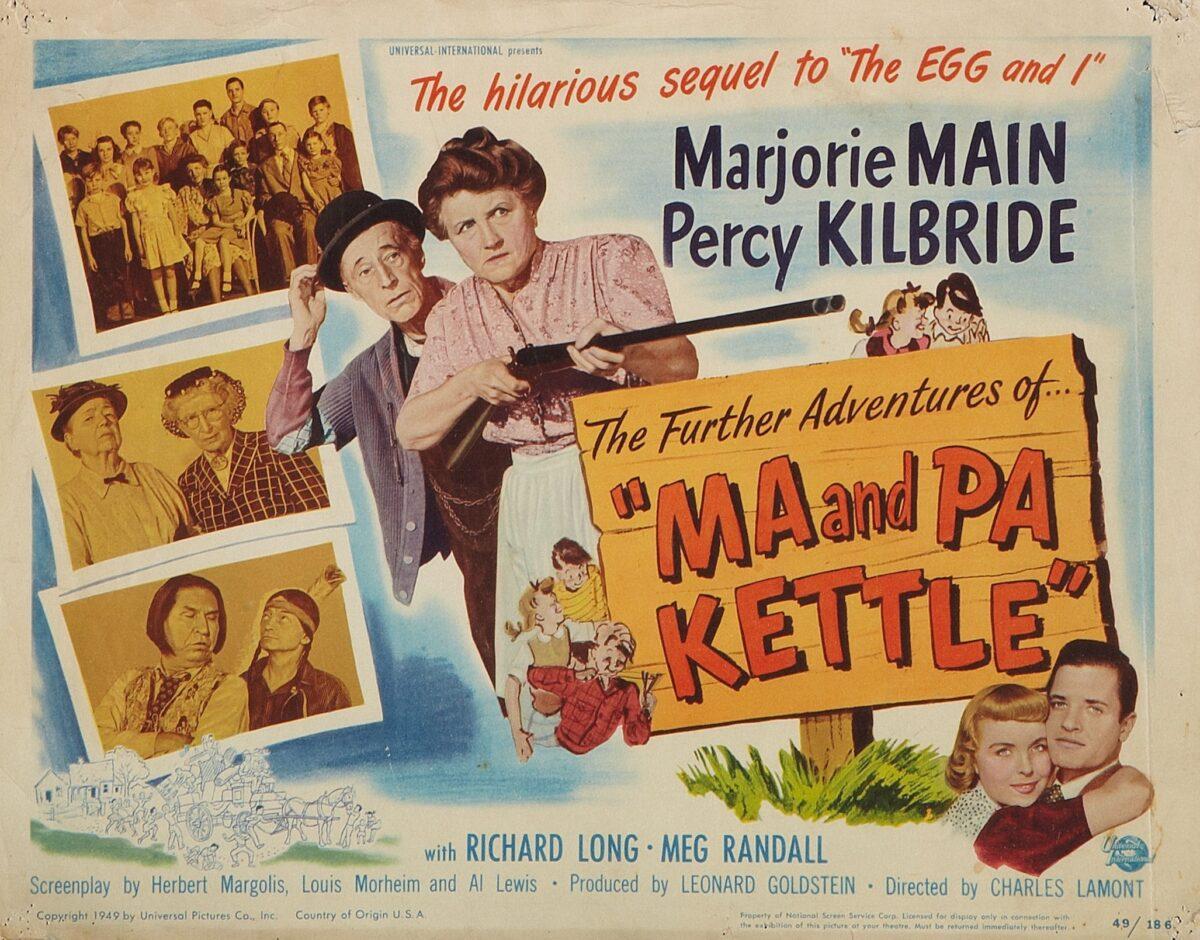 A lobby card for "Ma and Pa Kettle." (MovieStillsDB)