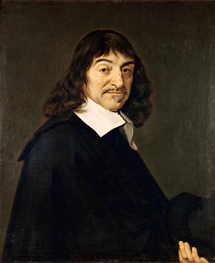 Portrait of French philosopher René Descartes, circa 1649–1700, by unkown artist. Oil on canvas. Louvre Museum, Paris. (Public Domain)