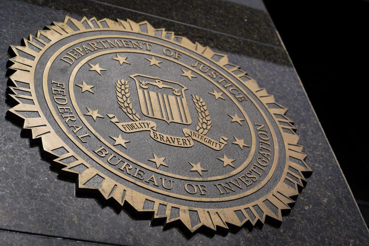 J. Edgar Hoover FBI building in Washington on March 28, 2023. (Madalina Vasiliu/The Epoch Times)