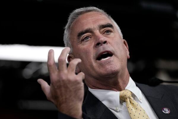 Rep. Brad Wenstrup (R-Ohio) in Washington on Aug. 12, 2022. (Drew Angerer/Getty Images)