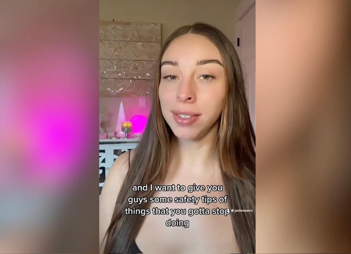 Private investigator Jade Savage shares tips to stay safe on her vlog. (Screenshot/Newsflare)