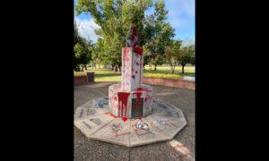 Defacing of Historical Statue During Australia’s Remembrance Day ‘Very Disappointing,’ Says Mayor