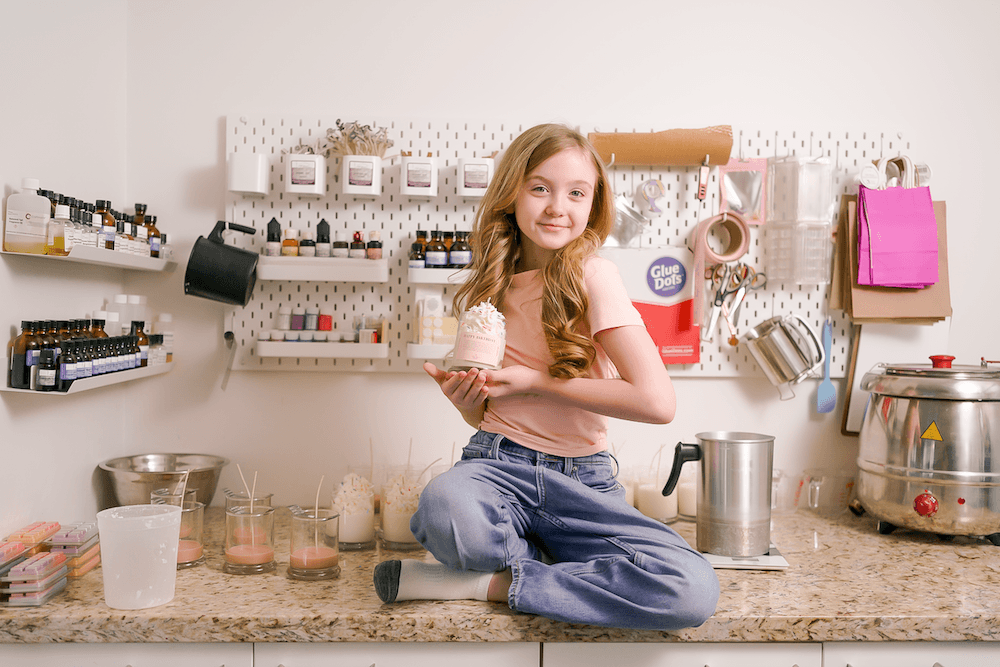 Lily loves making candles, wax melts, and room sprays and runs her own small company called "Lily Lou’s Aromas." (Courtesy of <a href="https://www.instagram.com/lilylousaromas/">Lily Lou’s Aromas</a>)