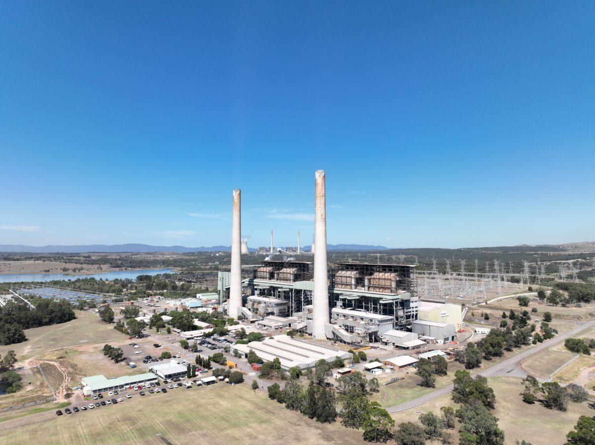 This photo shows the Liddell Power Station after it officially shut down operations in New South Wales, Australia, on April 28, 2023. (Courtesy of AGL Energy)