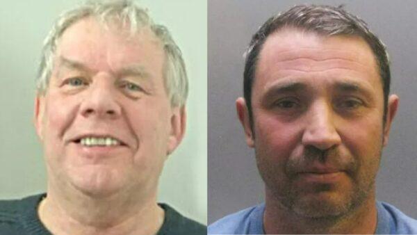 Undated images of Roger Pilling (L) and Craig Best (R) who were convicted of offences in relation to rare Viking coins at Durham Crown Court in Durham, England on April 27, 2023. (Durham Police)